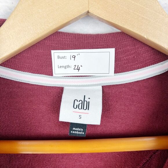 Cabi Red Zippered ATC 4122 Training Jacket Small - Picture 7 of 7